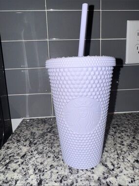 Starbucks Lavender Studded Tumbler with Matching Lid